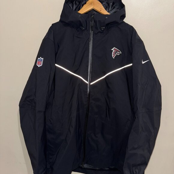 Nike NFL Atlanta Falcons Team Issue PE Storm FIT Rain Sideline Jacket Men's 3XL - Picture 1 of 14